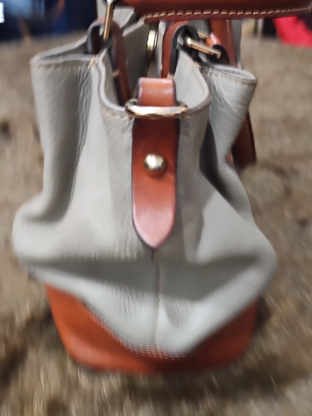 DOONEY& BOURKE Authentic Leather Satchel Handbag.Fair Condition Refer To Picture - Picture 9 of 16